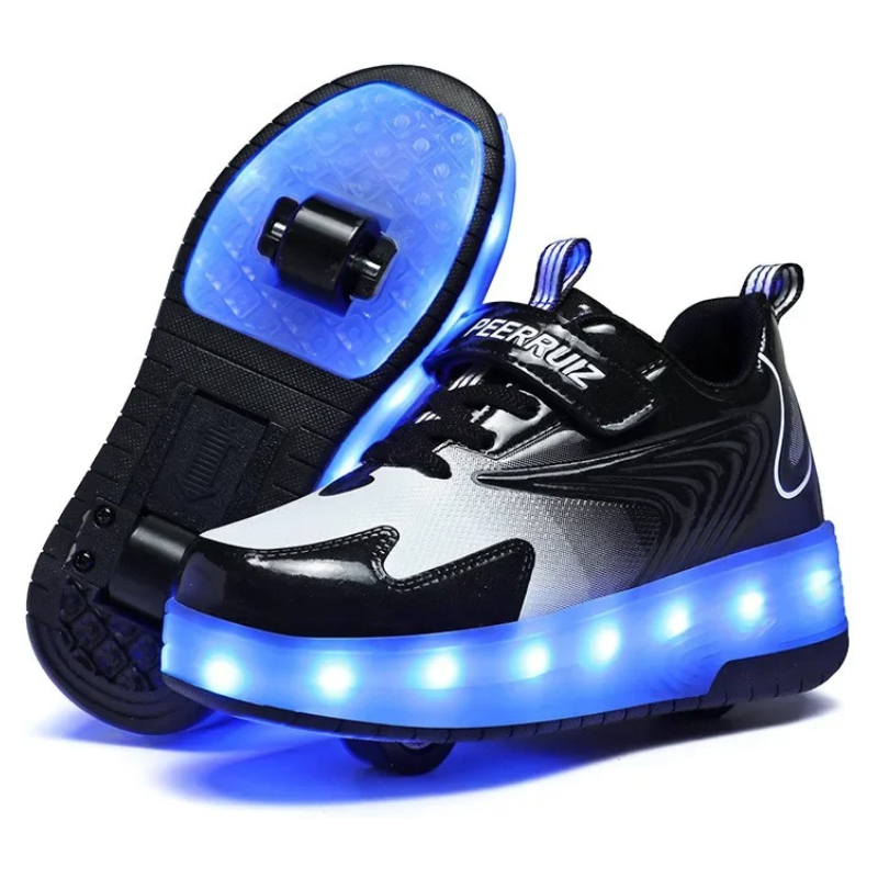 Baskets Enfant à Roulettes avec Lumières LED Rechargeables – Modèle Peerruiz