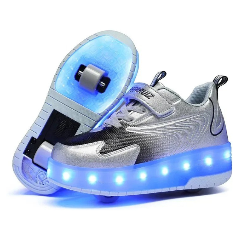 Baskets Enfant à Roulettes avec Lumières LED Rechargeables – Modèle Peerruiz