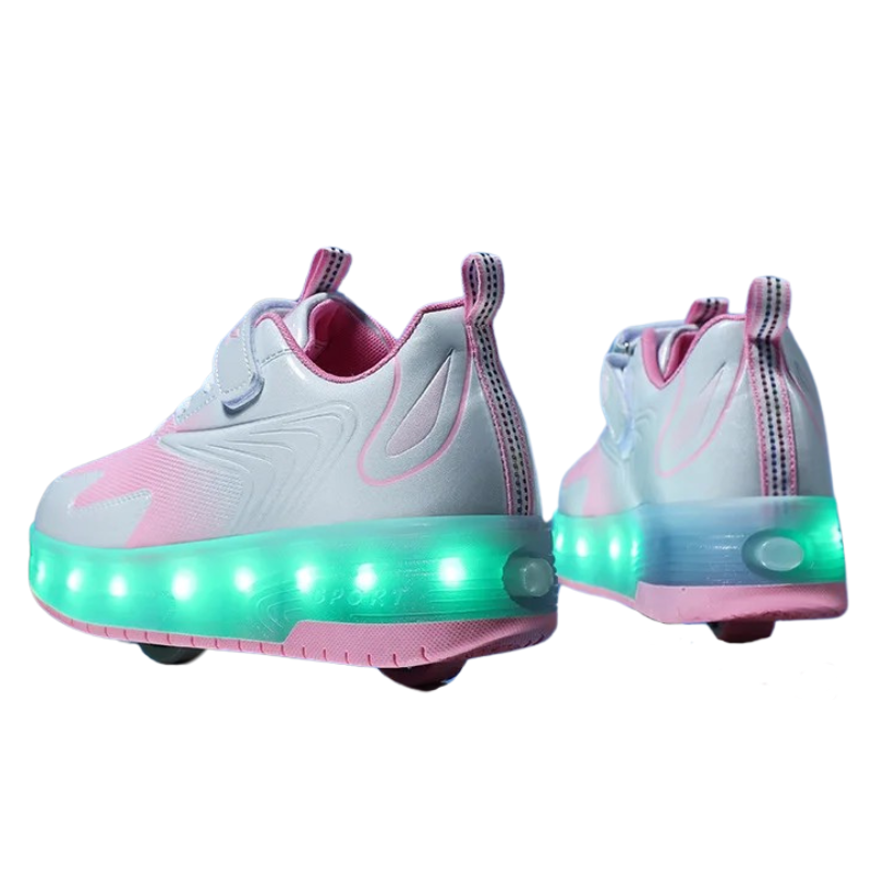 Baskets Enfant à Roulettes avec Lumières LED Rechargeables – Modèle Peerruiz