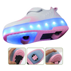Baskets Enfant à Roulettes avec Lumières LED Rechargeables – Modèle Peerruiz