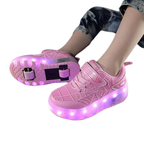 Baskets Enfant à Roulettes et Lumières – Style Héros Urbain