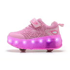 Baskets Enfant à Roulettes et Lumières – Style Héros Urbain