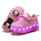 Baskets Enfant à Roulettes et Lumières – Style Héros Urbain