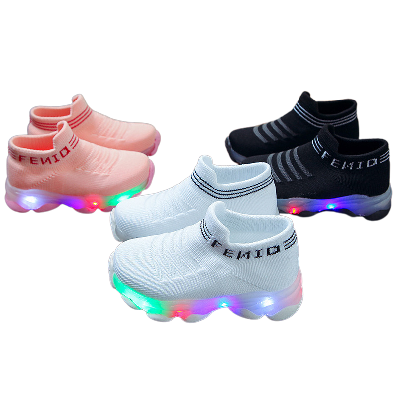Baskets Enfant avec Lumières LED