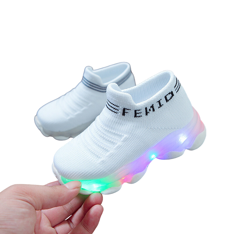 Baskets Enfant avec Lumières LED