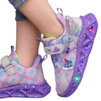 Baskets Enfant LED – Style Princesse Magique
