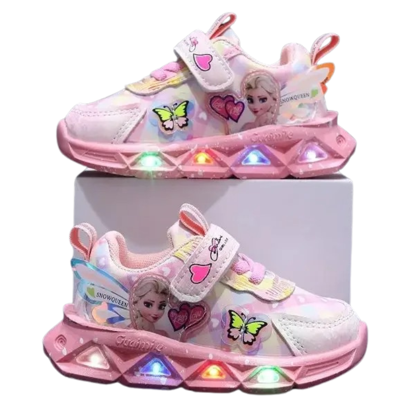 Baskets Enfant LED – Style Princesse Magique