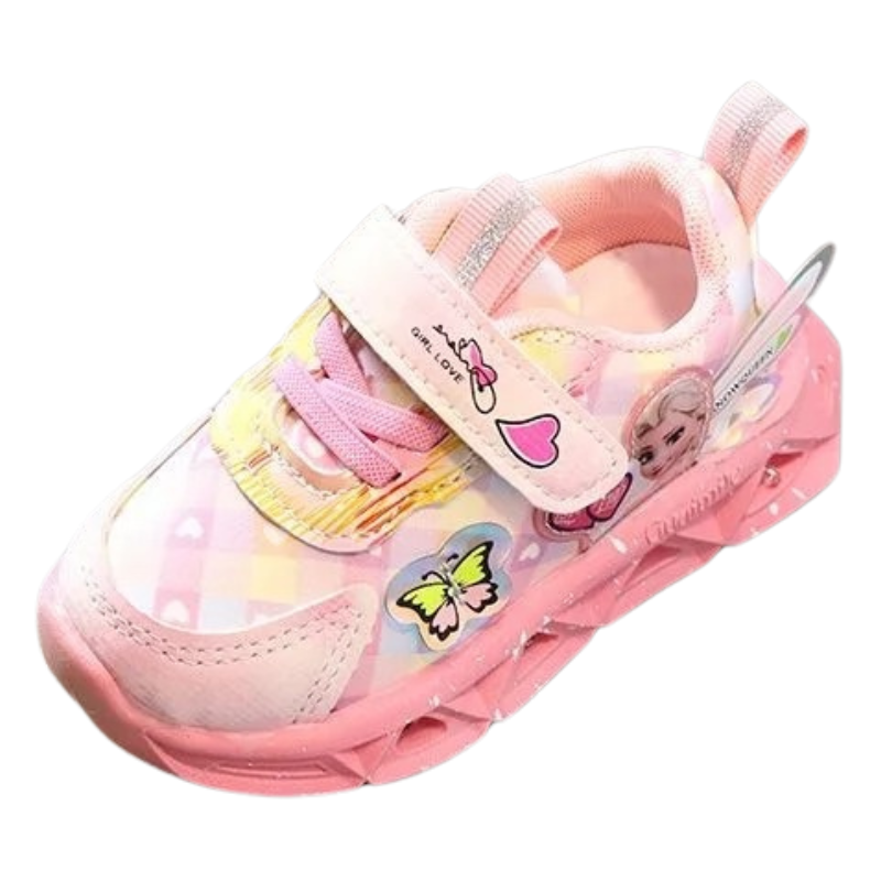 Baskets Enfant LED – Style Princesse Magique