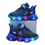 Baskets Enfant LED – Motif Héros Araignée