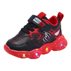 Baskets Enfant LED – Motif Héros Araignée