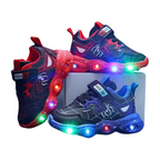 Baskets Enfant LED – Motif Héros Araignée
