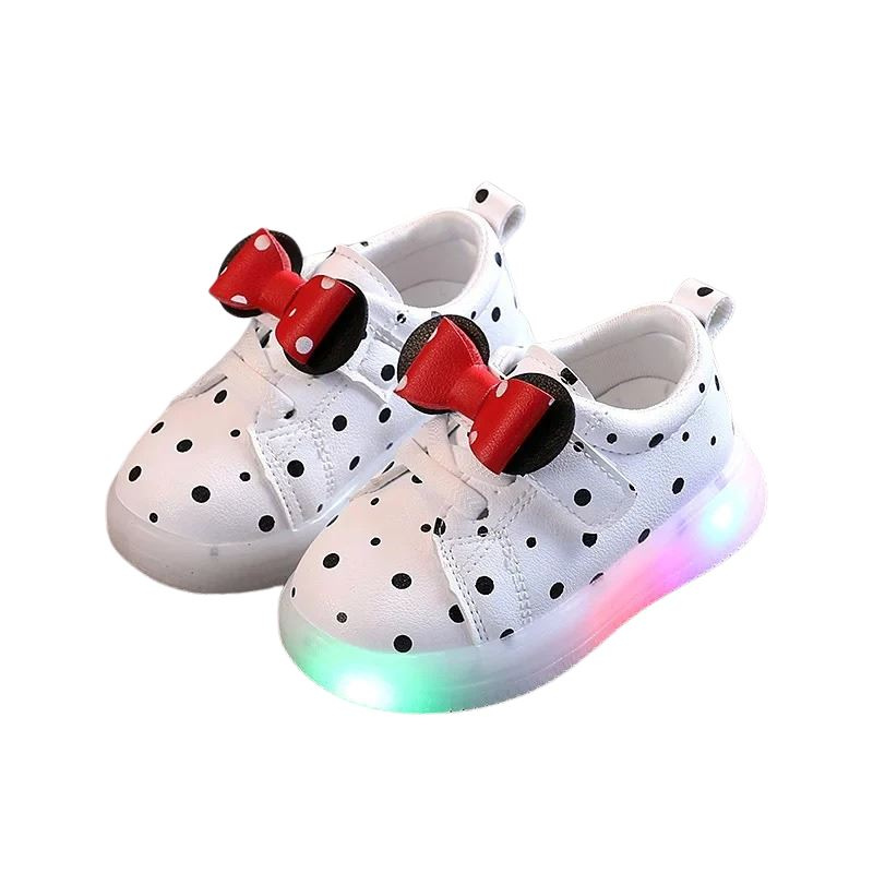 Baskets Enfant à LED pour Fille