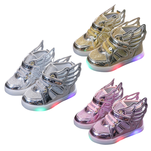 Baskets à LED Ailes Divines pour Enfants