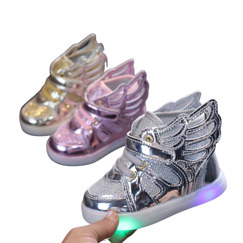 Baskets à LED Ailes Divines pour Enfants