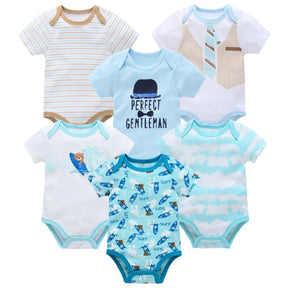Body Garçon à Manches Courtes – Gentleman et Ourson Personnalisé