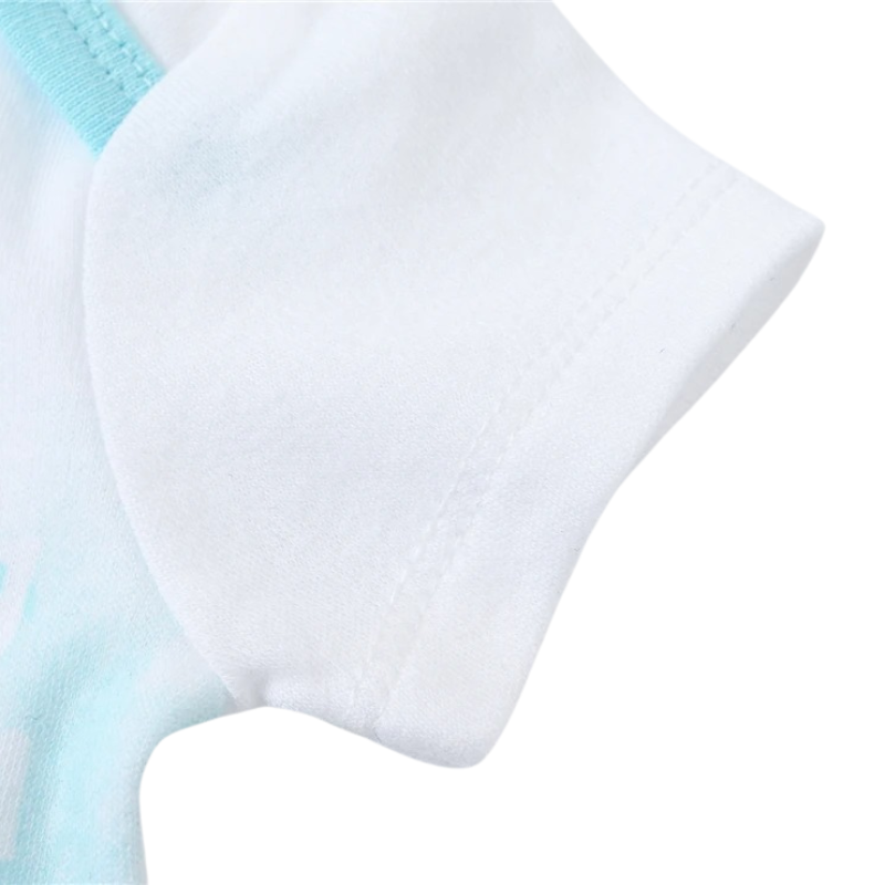 Body Garçon à Manches Courtes – Gentleman et Ourson Personnalisé