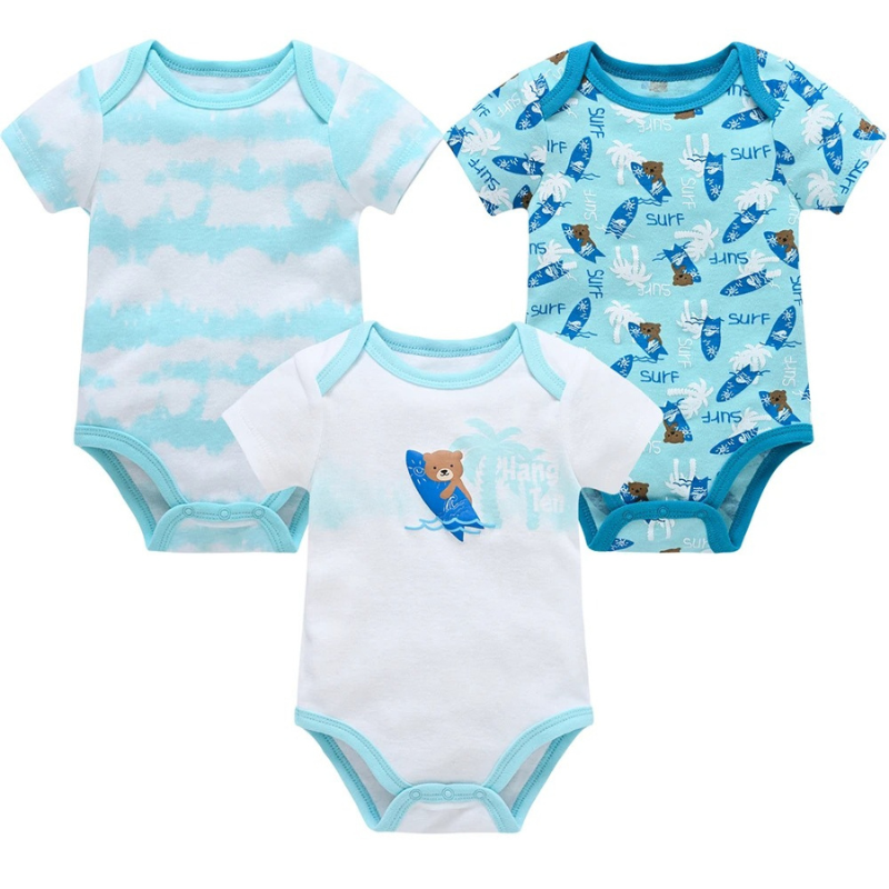 Body Garçon à Manches Courtes – Gentleman et Ourson Personnalisé