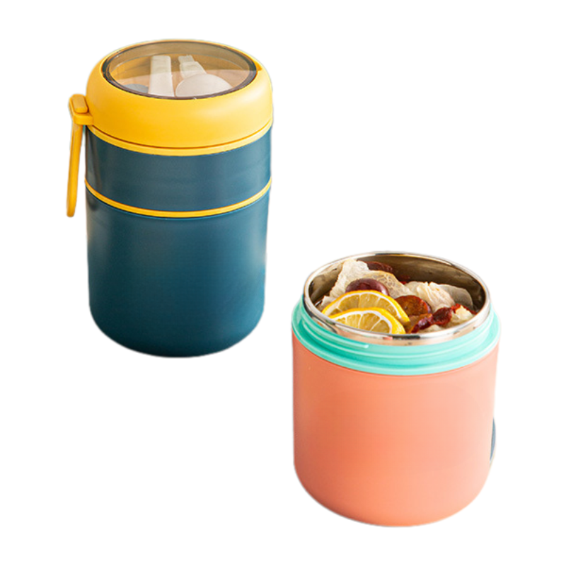 Boîte Isotherme Enfant en Acier Inoxydable avec Cuillère Offerte