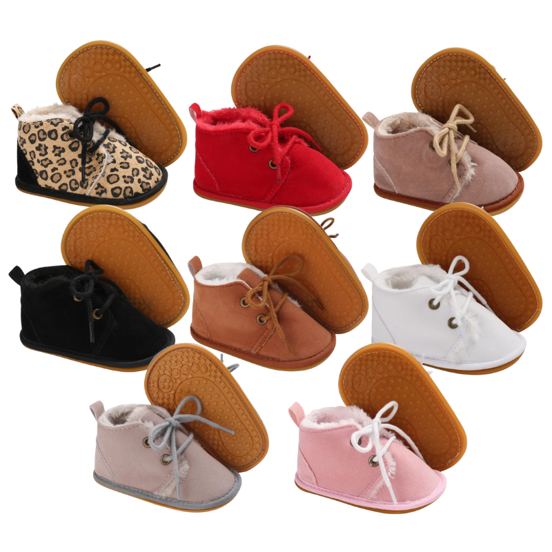Bottes Bébé Hiver avec Doublure en Peluche
