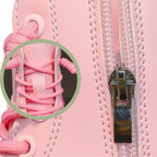Bottes Enfant avec Fermeture Éclair Latérale et Motif Cœurs
