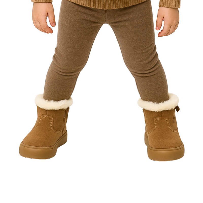 Bottes d’Hiver pour Enfants – Doublées en Laine