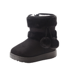 Bottes d’Hiver Enfant – Pompons & Doublure Laine
