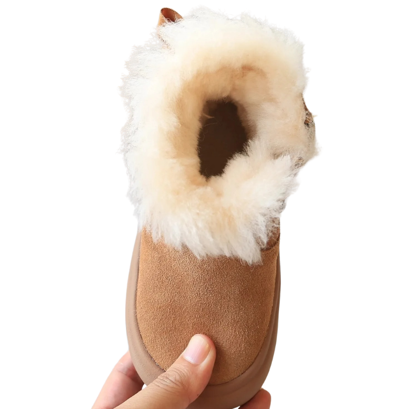 Bottes d’Hiver pour Enfants – Doublées en Laine