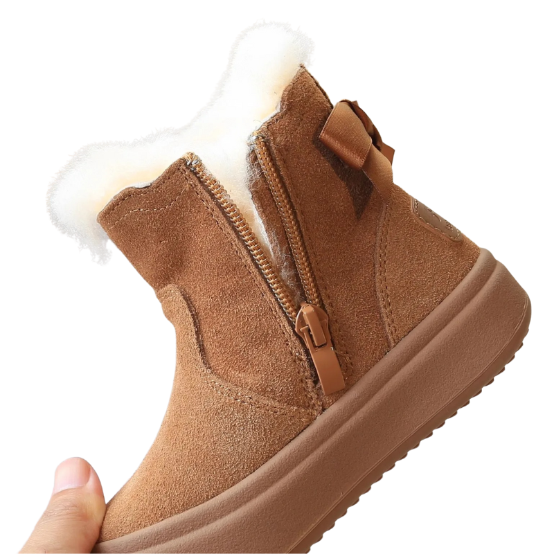 Bottes d’Hiver pour Enfants – Doublées en Laine