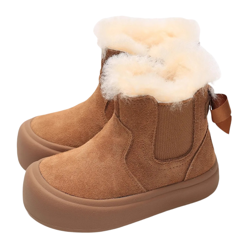 Bottes d’Hiver pour Enfants – Doublées en Laine