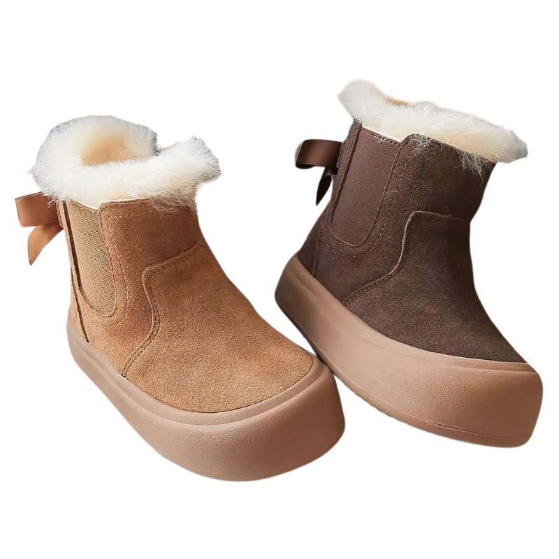 Bottes d’Hiver pour Enfants – Doublées en Laine