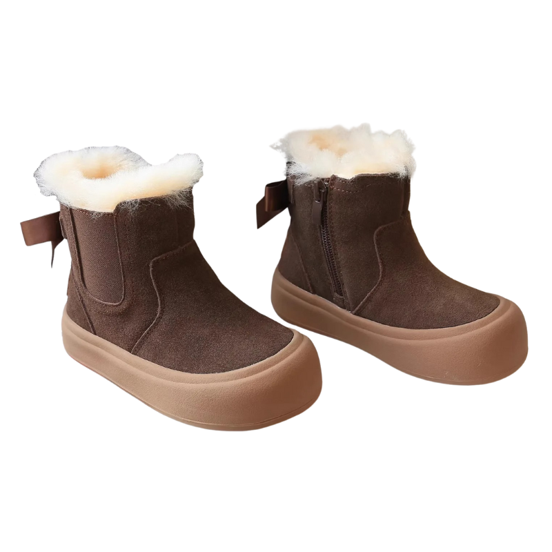 Bottes d’Hiver pour Enfants – Doublées en Laine