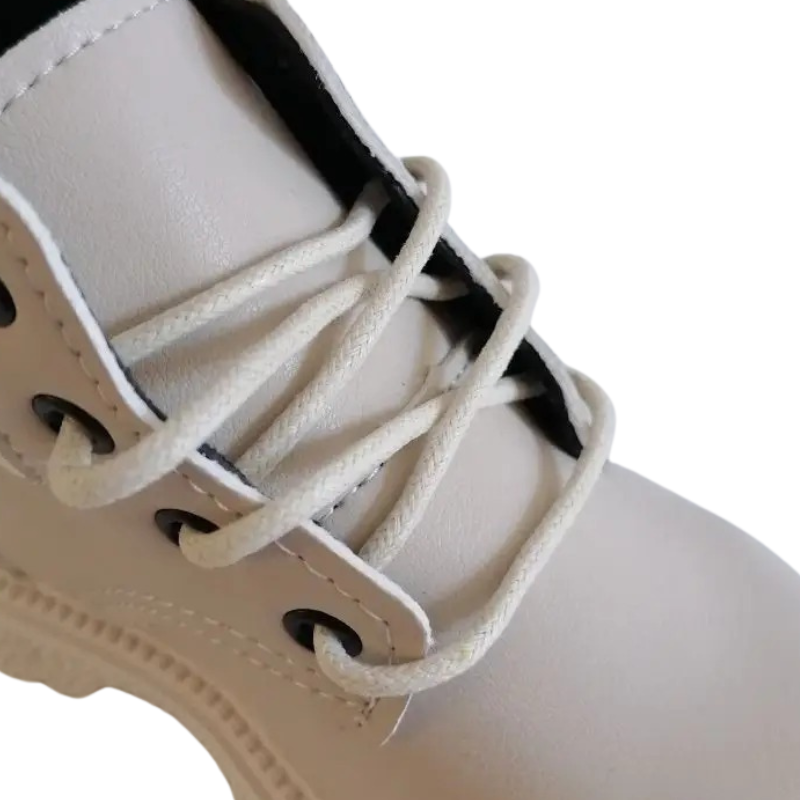 Bottes de Combat en Cuir pour Enfant Doublées en Peluche