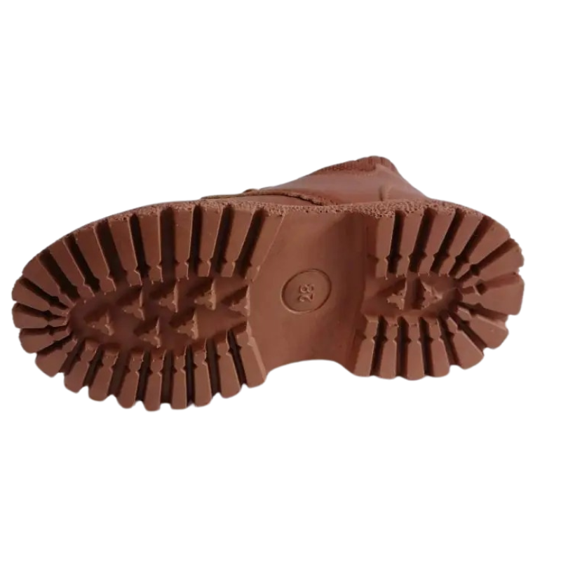 Bottes de Combat en Cuir pour Enfant Doublées en Peluche