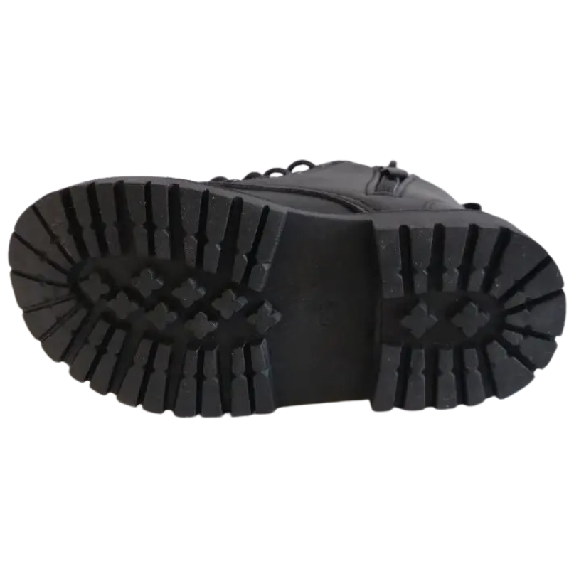 Bottes de Combat en Cuir pour Enfant Doublées en Peluche