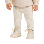 Bottes de Combat en Cuir pour Enfant Doublées en Peluche