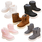 Bottines Enfant Fourrées avec Fermeture Velcro