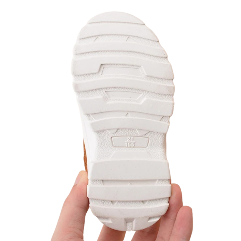 Bottines Enfant Fourrées avec Fermeture Velcro
