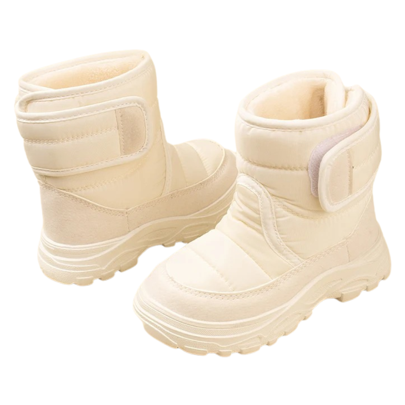 Bottines Enfant Fourrées avec Fermeture Velcro