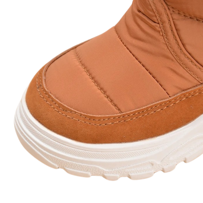 Bottines Enfant Fourrées avec Fermeture Velcro