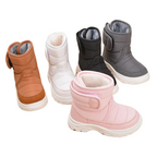 Bottines Enfant Fourrées avec Fermeture Velcro