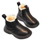 Bottines Enfant à Tige Courte avec Fermeture Éclair Latérale
