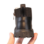 Bottines Enfant à Tige Courte avec Fermeture Éclair Latérale