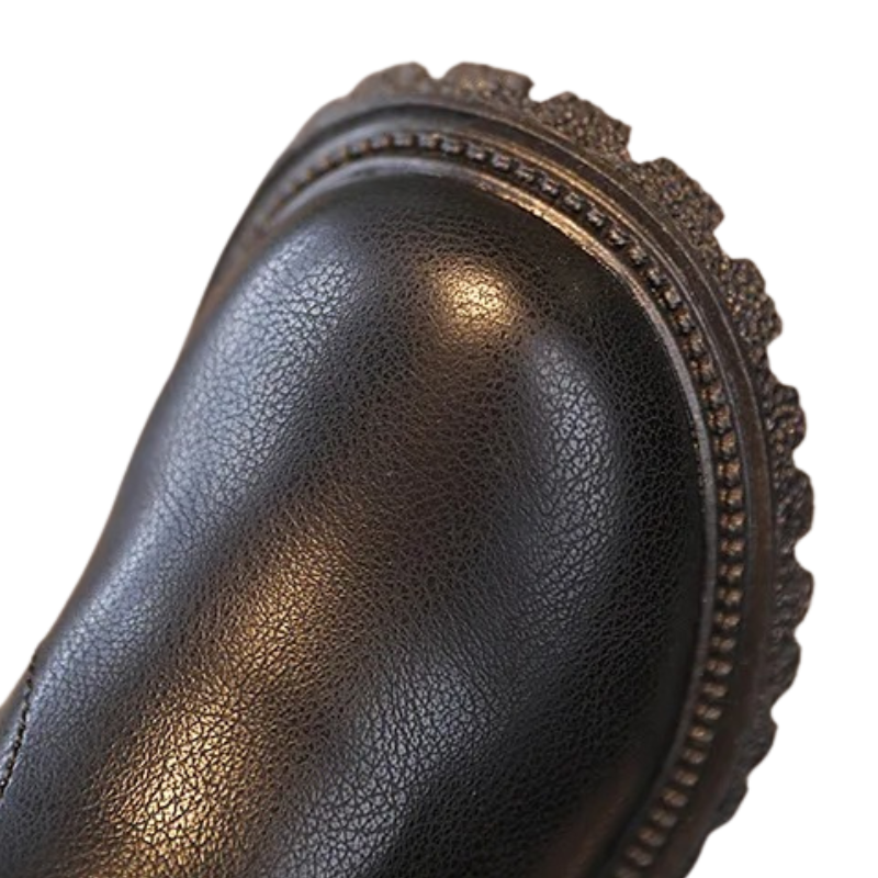 Bottines Enfant à Tige Courte avec Fermeture Éclair Latérale