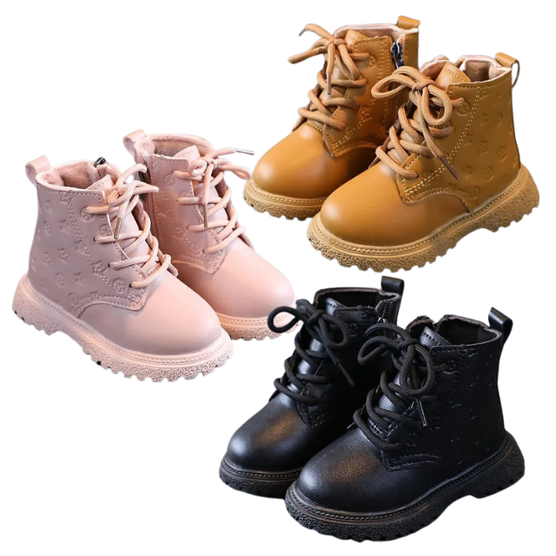 Bottines Ranger Enfant Fille Doublées Chaudes