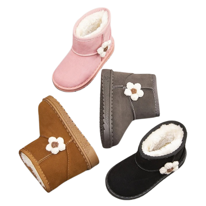 Bottines d’Hiver Enfant Fourrées – Style Fashion