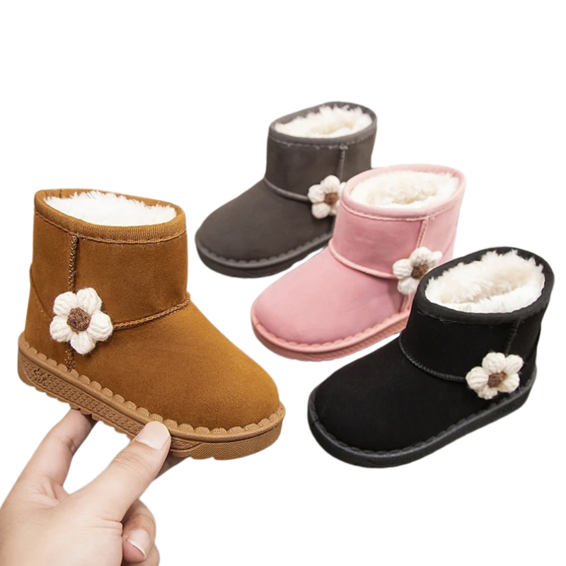 Bottines d’Hiver Enfant Fourrées – Style Fashion