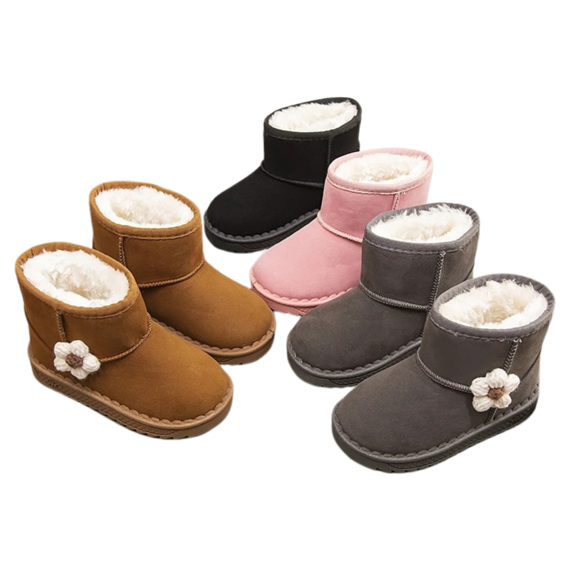 Bottines d’Hiver Enfant Fourrées – Style Fashion