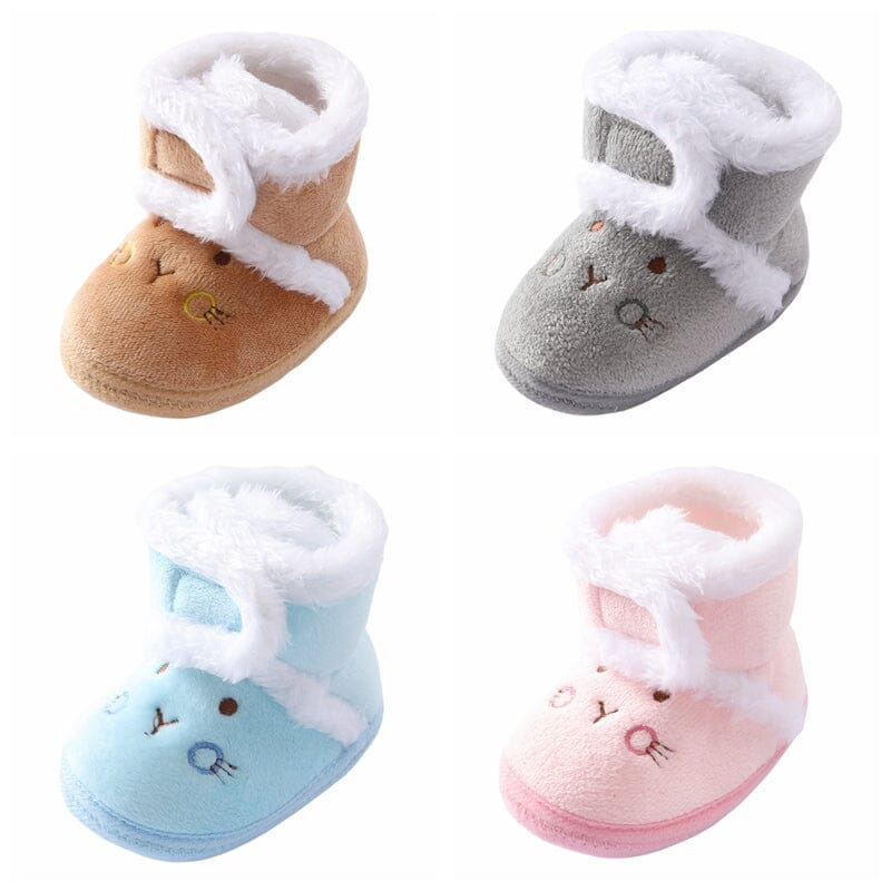 Bottines d’Hiver – Pantoufles Doublées de Laine