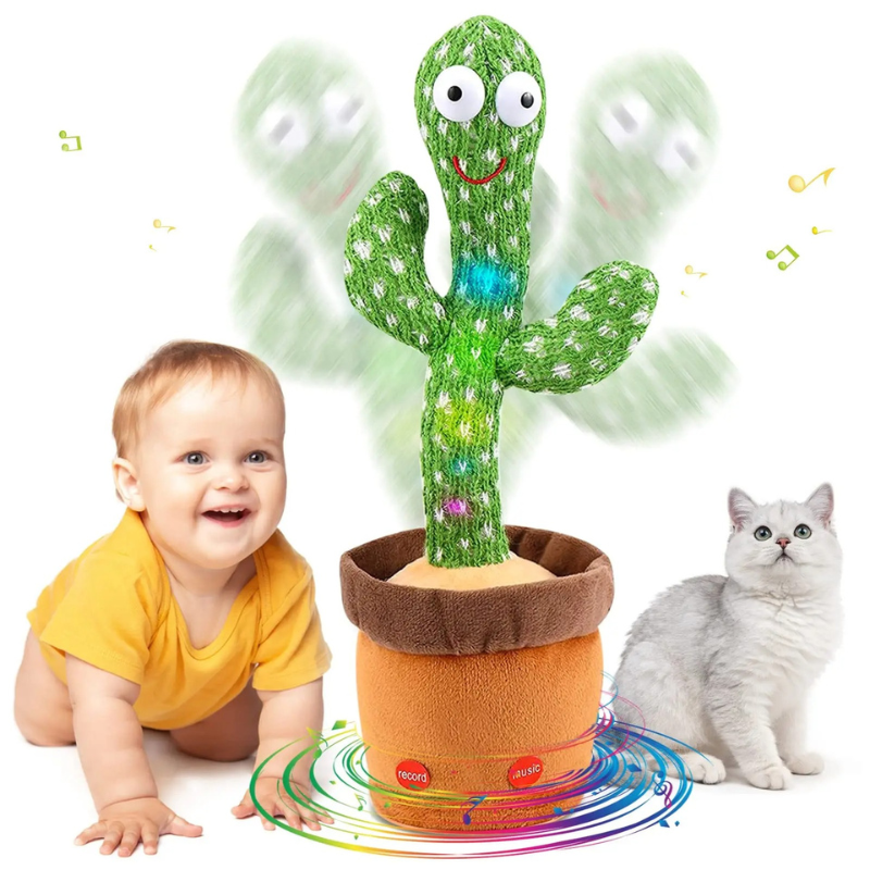 Cactus Dansant Musical et Balançant Interactif