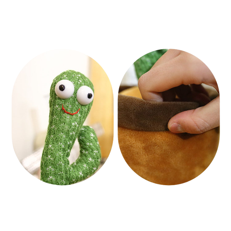 Cactus Dansant Musical et Balançant Interactif